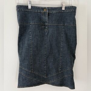 DVF Diane Von Furstenberg Denim Pencil Skirt Size 6